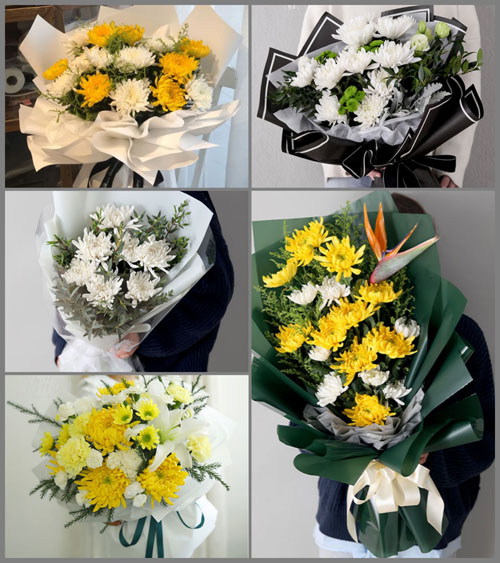安徽芜湖市无为县白茆镇黑沙洲社区白事花束代送